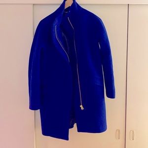 Jcrew stadium Italian cocoon wool coat